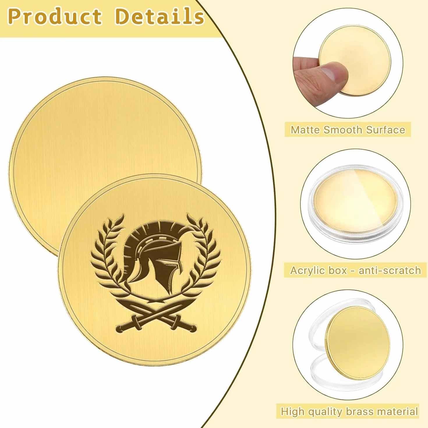 20 Stück Messing-Rohling-Challenge-Münzen,40 mm Metallprägerohlinge,Lasergravierbare Scheiben Für DIY-Geburtstagsgeschenke,Basteln,Schmuckherstellung