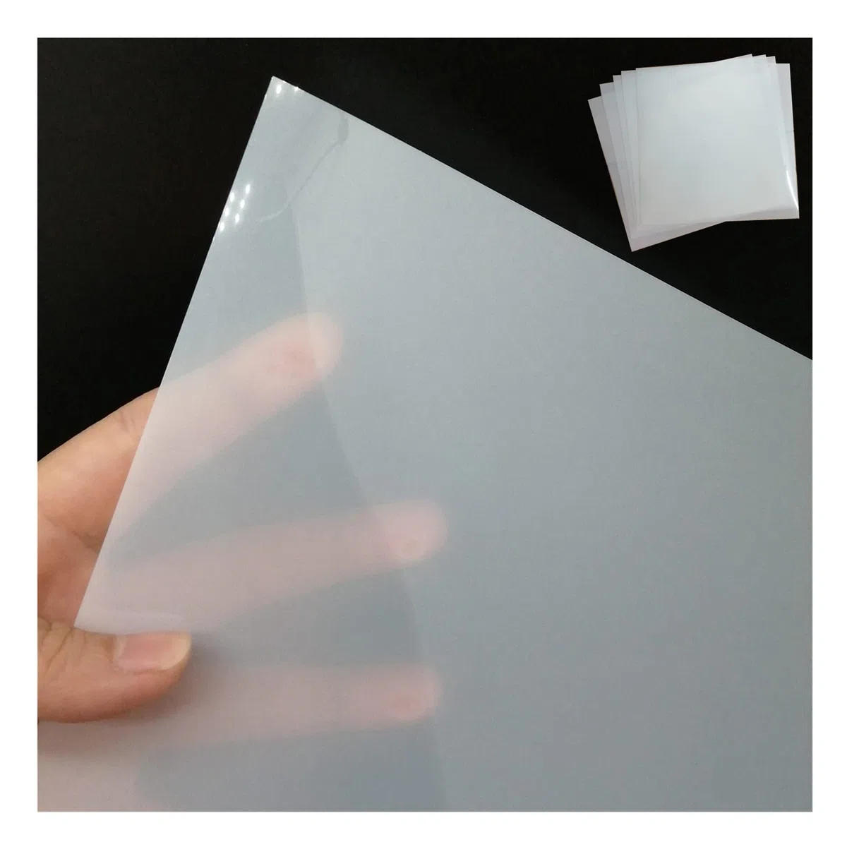 12 Blatt 7,5 mm Mylar-Blatt 30,5 x 30,5 cm milchig durchscheinende PET Schablone für Cricut, Silhouette, Gyro-Cut Werkzeug Vorlage Material (7,5 mil)