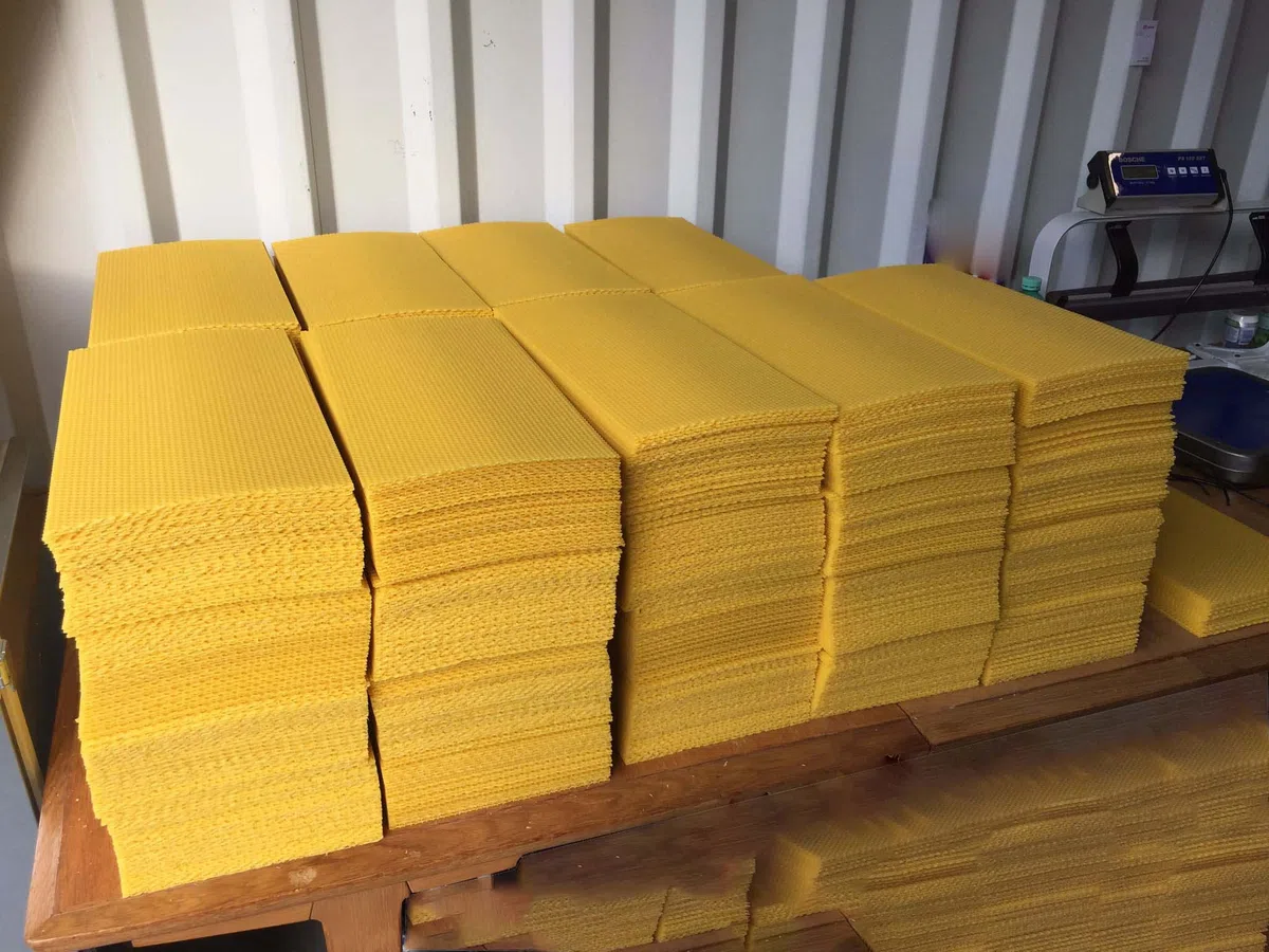 Biene Bienenwagner Mittelwände 2Kg Zander Zertifiziert/Analysiert (Zander 2kg)