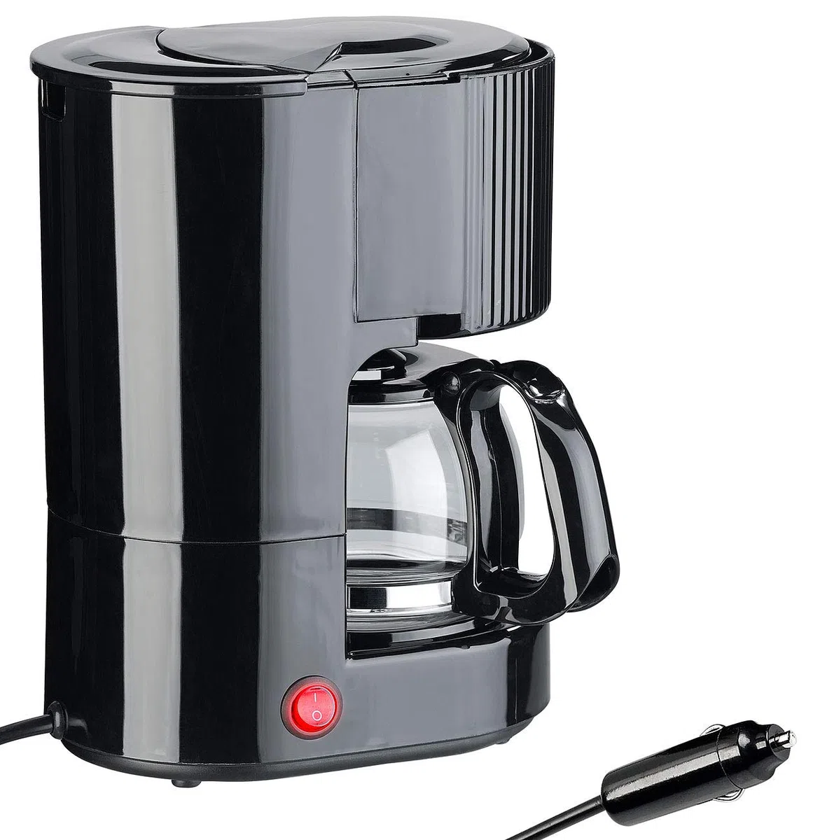 Rosenstein & Söhne 24V Kaffeemaschine: Lkw-Filterkaffee-Maschine, bis zu 3 Tassen, 650 ml, 24 Volt, 300 Watt (Kaffeemaschine 24 Volt, Lkw 24V, Kfz)