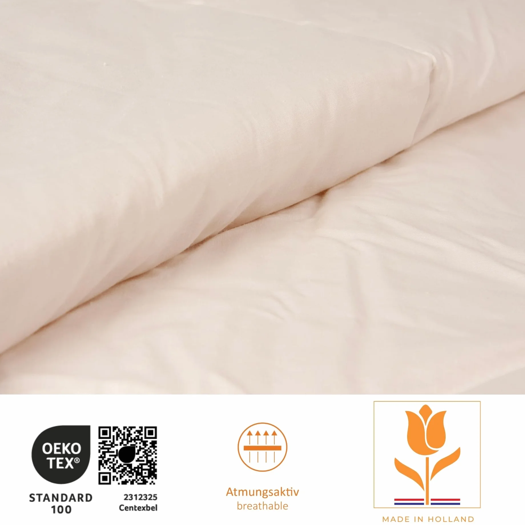 sleepling Sommerdecke Lyocell Tencel 135x200 cm, Sommer Bettdecke, 100% Baumwolle, Sommerbettdecke 135 x 200 cm, leichte & dünne Decke, Schlafdecke, Made in Holland, Oeko-TEX, antimikrobiell, vegan