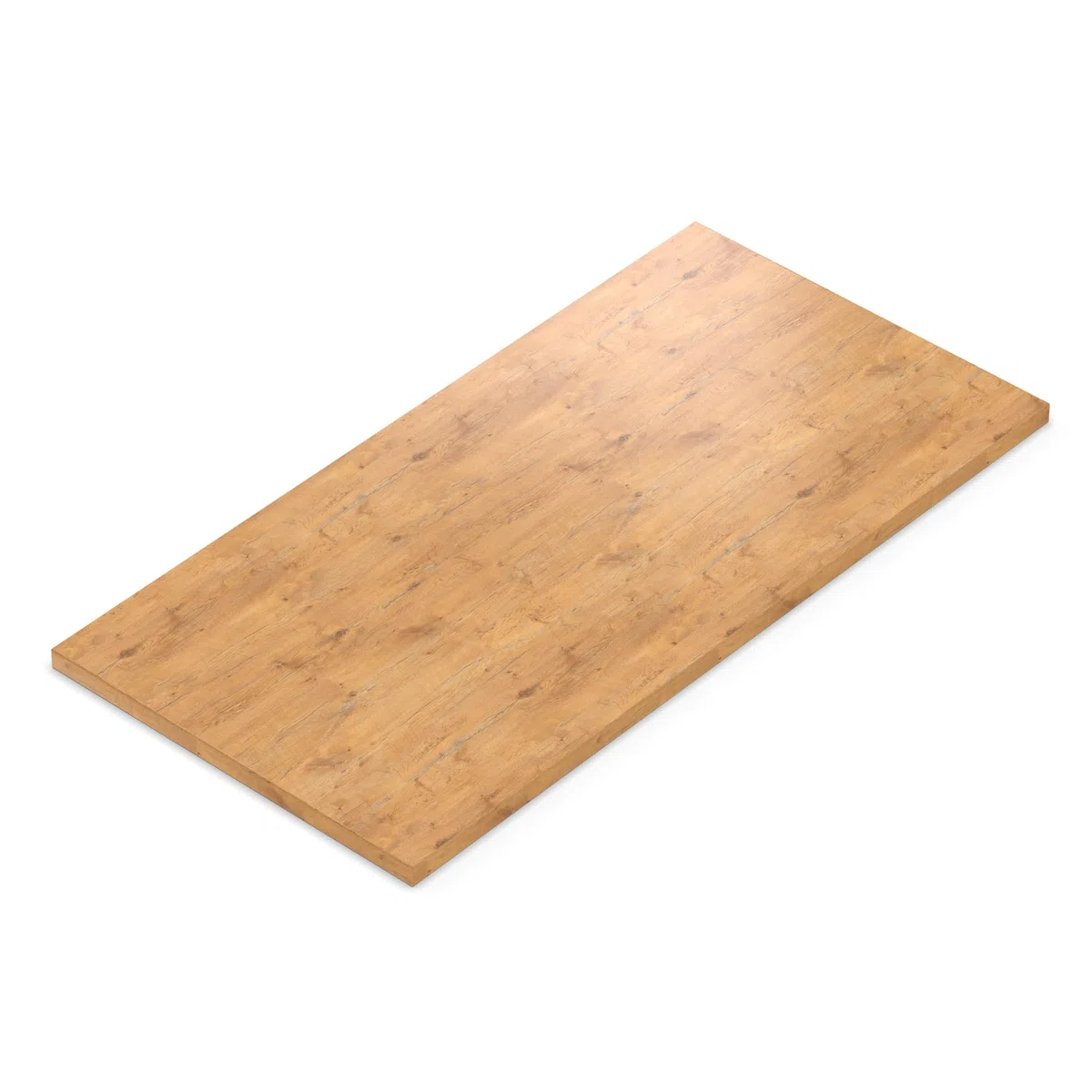 AUPROTEC Tischplatte 19mm Pale Lancelot Oak 90x50 cm I Spanplatte mit 2mm ABS Kante & PU-Verleimung I melaminharzbeschichtet I robust & wasserabweisend