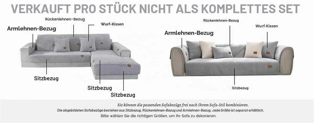 LINGKY Samt Sofabezug 1 2 3 4 Sitzer, L Form Sofaüberwurfe, Ecksofa Sofa überzug Pets Dog Couch überzug Anti-rutsch Sofaschutz, Ultra Weicher Sofaschoner (Grau,110x160cm/Rechteckig)