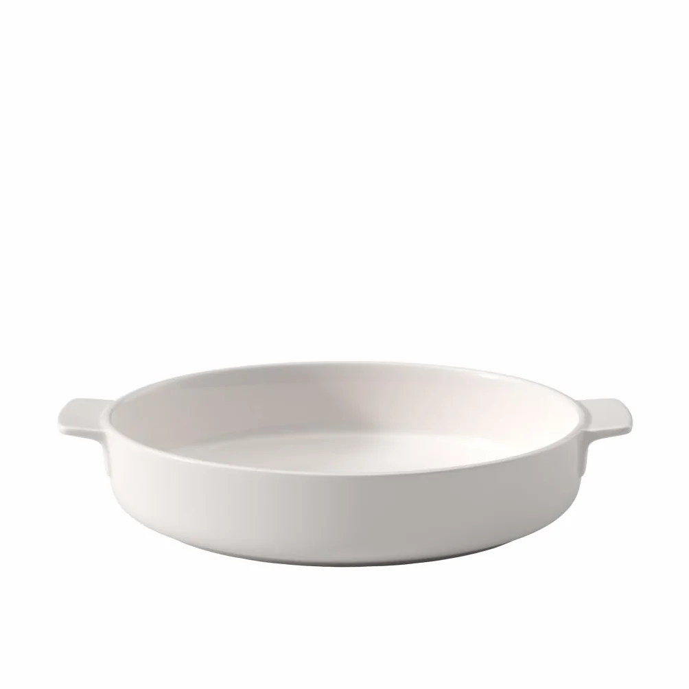 Villeroy und Boch Clever Cooking Runde Backform, 28 cm, Premium Porzellan, Weiß