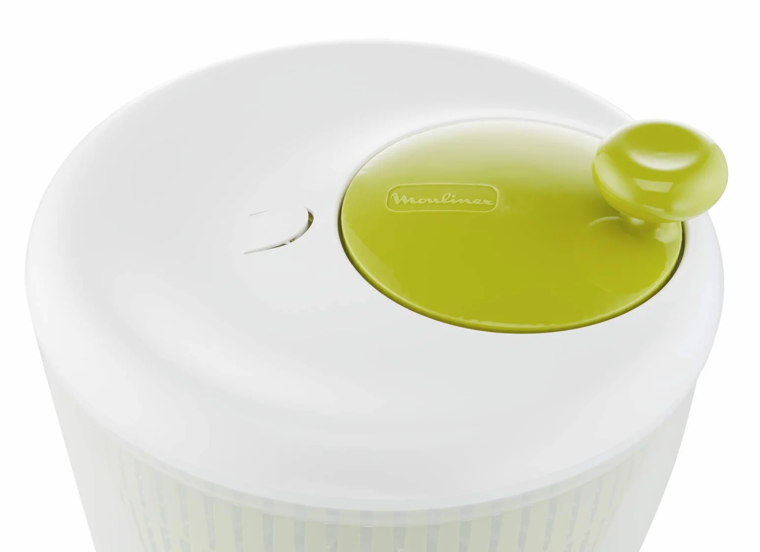 Moulinex Classic Salatschleuder 5 l (5/7 pers), spülmaschinenfest, einfaches und schnelles Auswringen des Salats, mit Stopp-Knopf, K1690104