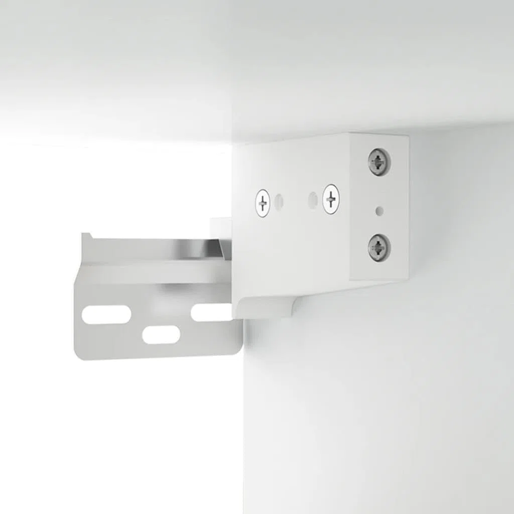 vidaXL Wand Badschrank Hängeschrank Wandschrank Badezimmerschrank Badmöbel Badezimmermöbel Aufbewahrungsschrank Weiß 32x20x67cm