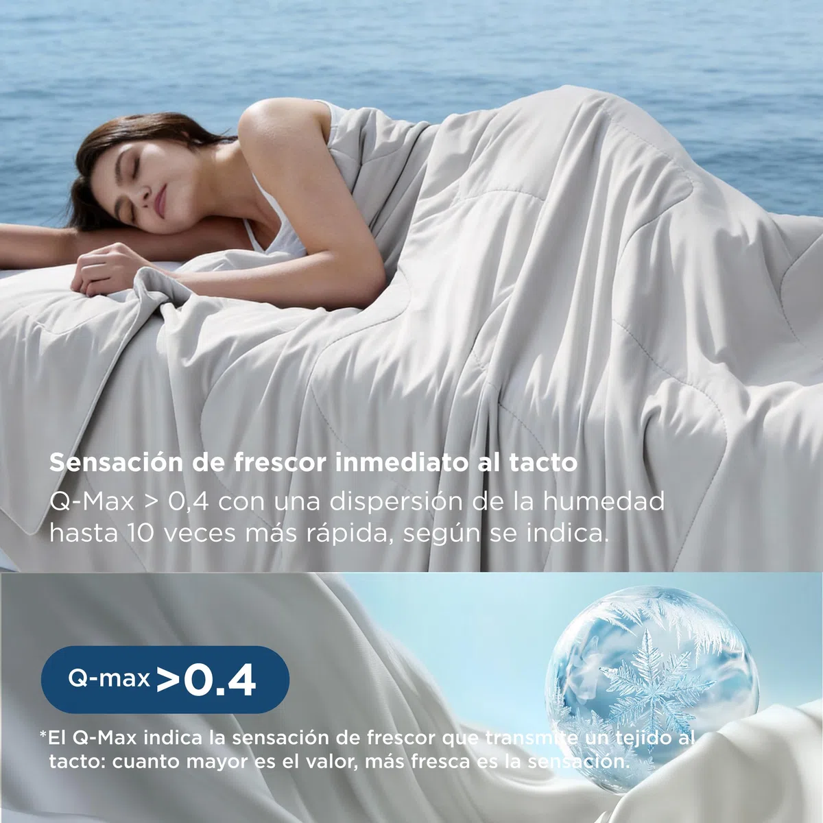 BEDSURE Kühldecke Kühlende Decke für Sommer - Leichte Sommerdecke mit Arc-Chill Kühlfasern Q-Max>0,4 für Heißschläfer und Nachtschweiß, Cooling Blanket Kuscheldecke für Bettdecke, 220x240 cm, Grau
