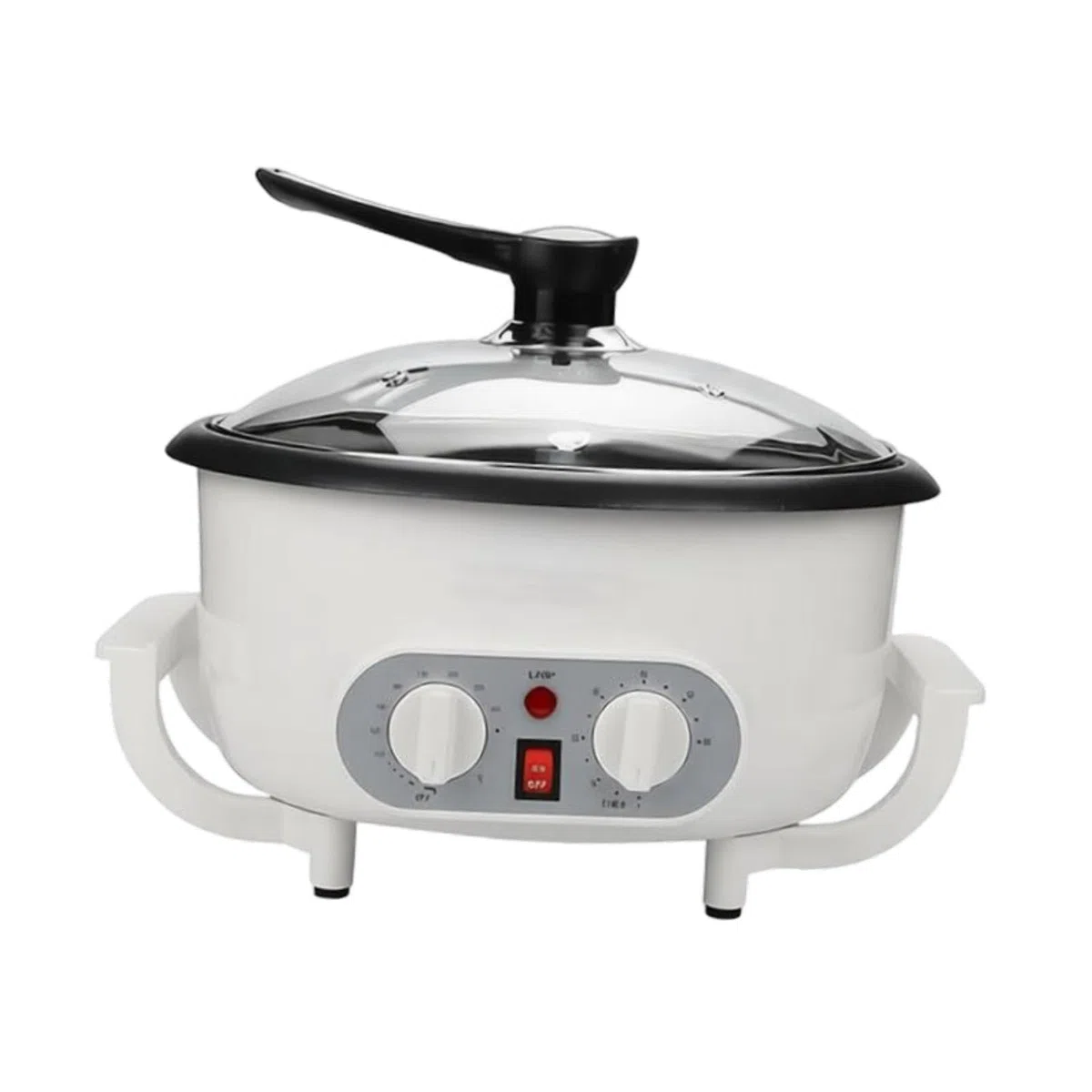 Kleiner Kaffeebohnenröster 220V, Einstellbar für Trockenfrüchte, Erdnüsse,