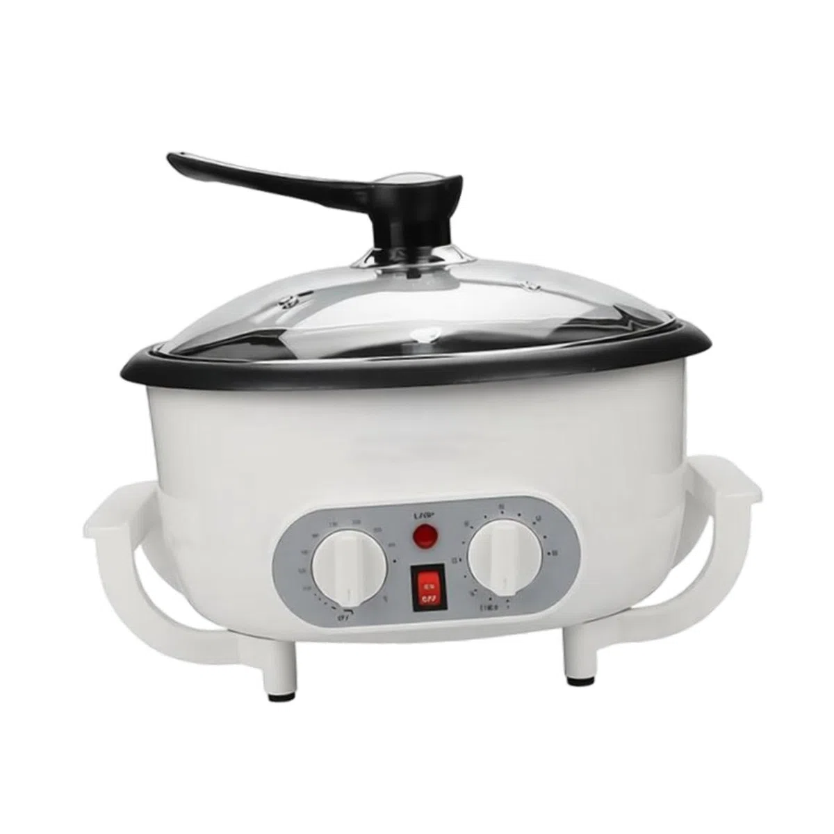 Kleiner Kaffeebohnenröster 220V, Einstellbar für Trockenfrüchte, Erdnüsse,