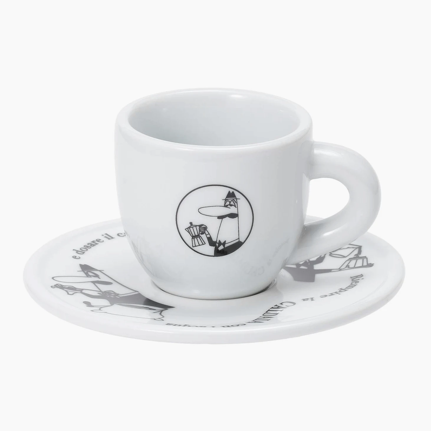 Bialetti TAZZINE Moka CAROSELLO Frühstückstassen, mehrfarbig, einzigartig Único