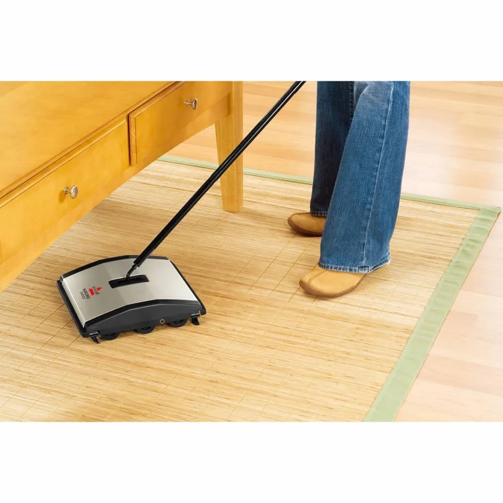 Bissell 92N0N Natural Sweep Kehrer, für Hartböden und Teppiche, kabellos, benötigt keinen Strom