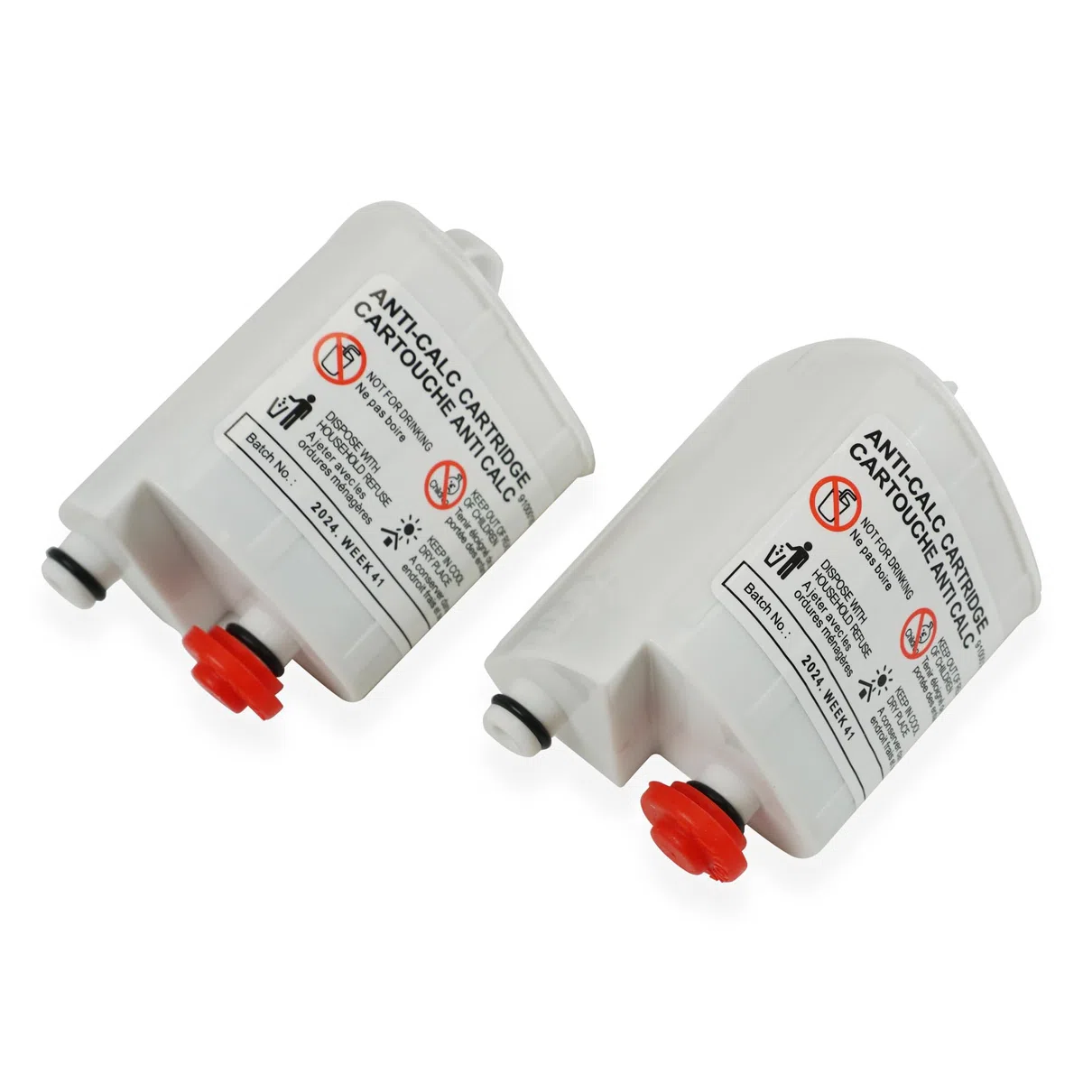 2 x Antikalk-Filterkartusche für Dampfbügelstationen - kompatibel mit Rowenta, Calor, Tefal Easy Steam, Liberty, Fasteo - Original XD9060E0
