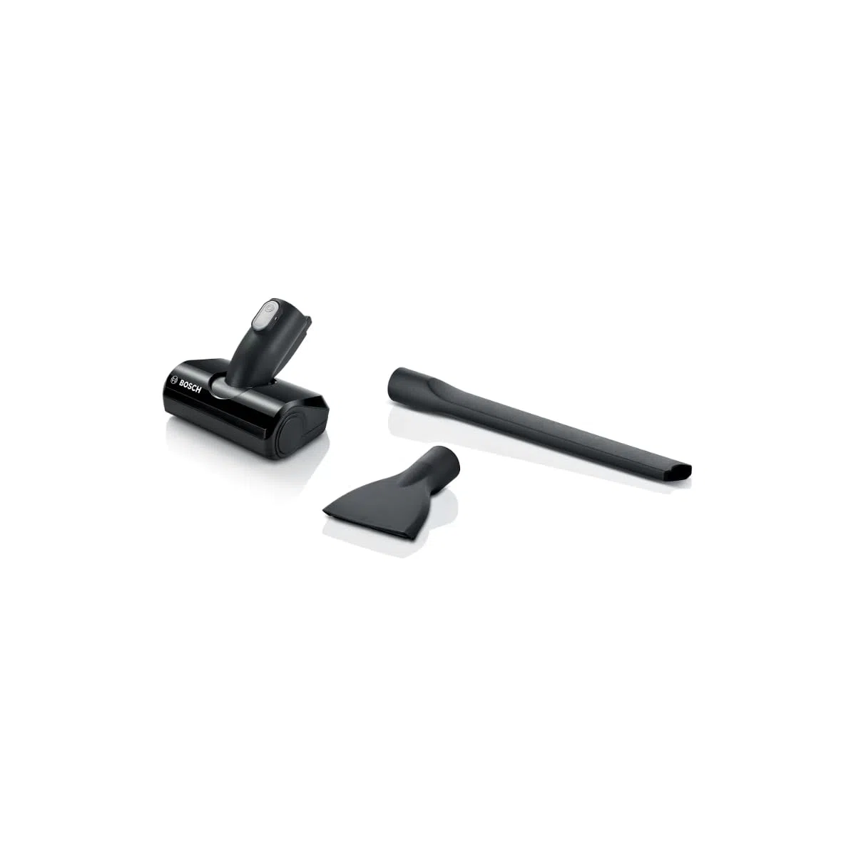 Bosch Zubehör-Set BHZUKIT, geeignet für alle kabellosen Unlimited Akku-Staubsauger, Mini-Turbo-Düse, Matratzendüse, extra Lange Fugendüse, praktische Aufbewahrungsbox, schwarz