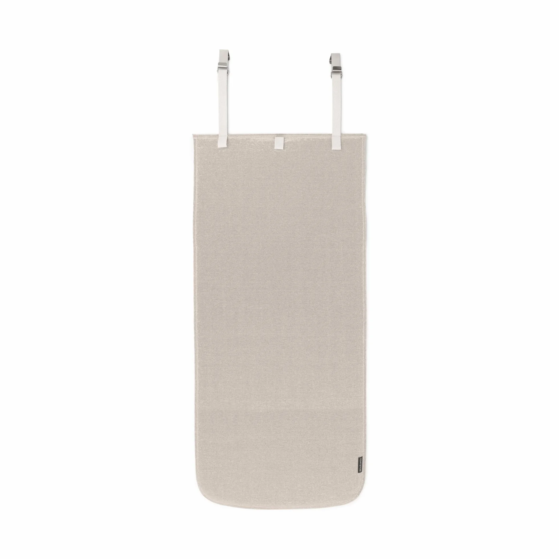 Brabantia - Türdampfdecke - Hitzebeständige Decke zum Dämpfen von Kleidung - Über Türhaken, Rückschutzschicht, Schlaufen für Kleiderbügel - Einfaches Dämpfen mit Handdampfern - 110 cm x 50 cm - Grau
