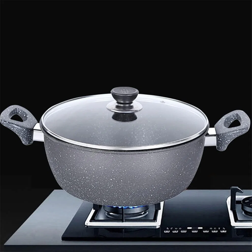 Kochgeschirr Set 3 Pcs Kochgeschirr Set Braten Pan Suppe Topf Wok Antihaft-Pfanne Kochen Küche Küchen