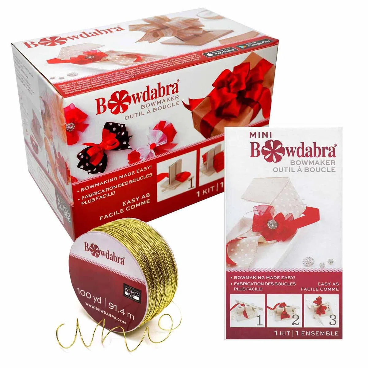 Bowdabra Morex x Combo, Bogenmacher, Mini-Bogenmacher und 91,4 m Golddraht