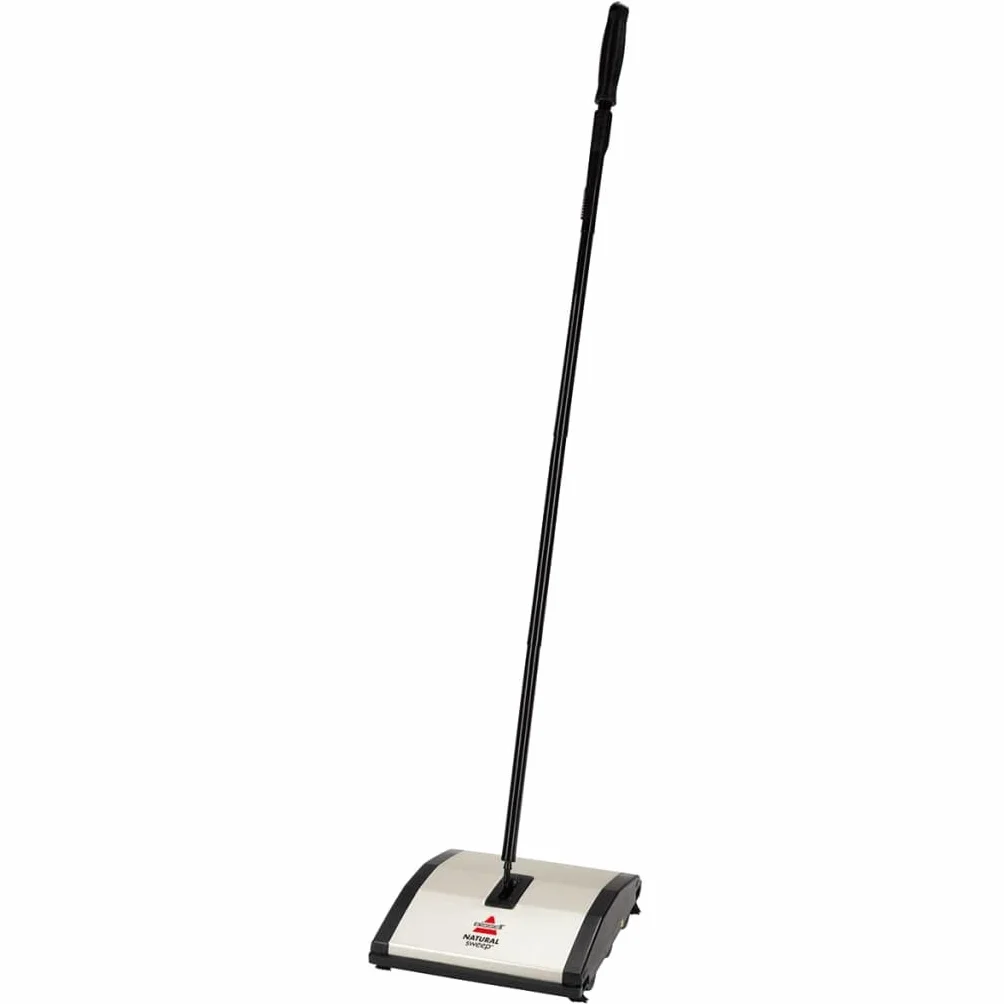 Bissell 92N0N Natural Sweep Kehrer, für Hartböden und Teppiche, kabellos, benötigt keinen Strom