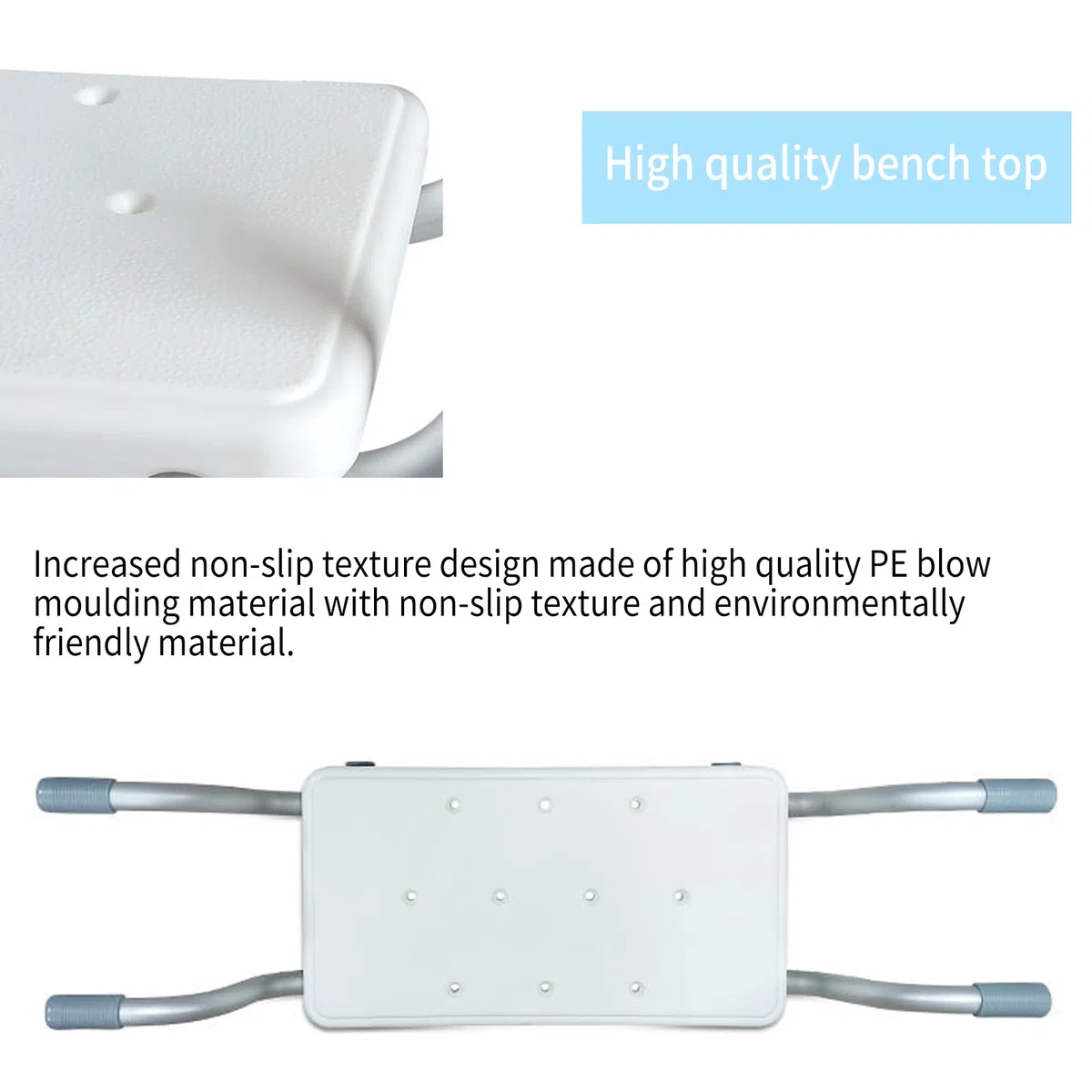 Badewannensitz, Ausziehbare 72-82cm Badewannenbretter, Tragfähigkeit 136 kg Wannensitz, Badesitz verstellbar für die Wanne badewanne zubehör komfortabel