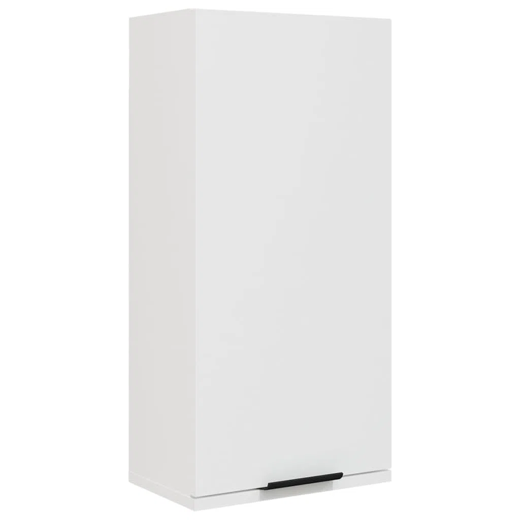 vidaXL Wand Badschrank Hängeschrank Wandschrank Badezimmerschrank Badmöbel Badezimmermöbel Aufbewahrungsschrank Weiß 32x20x67cm