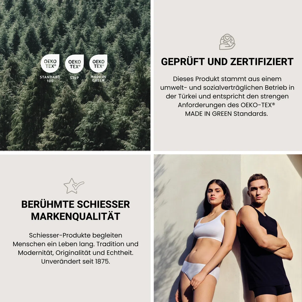 Schiesser Frottier Saunatuch Rom | garngefärbt, weich, saugstark | 100% Baumwolle | Oeko-Tex Zertifiziert | 75x200 cm | Hellgrün
