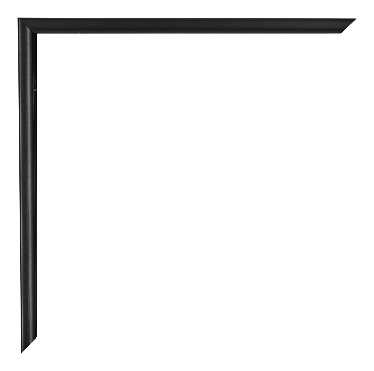 Your Decoration - Bilderrahmen 60x85 cm - Schwarz Matt - Bilderrahmen aus Kunststoff mit Acrylglas - Antireflex - 60x85 Rahmen - Evry