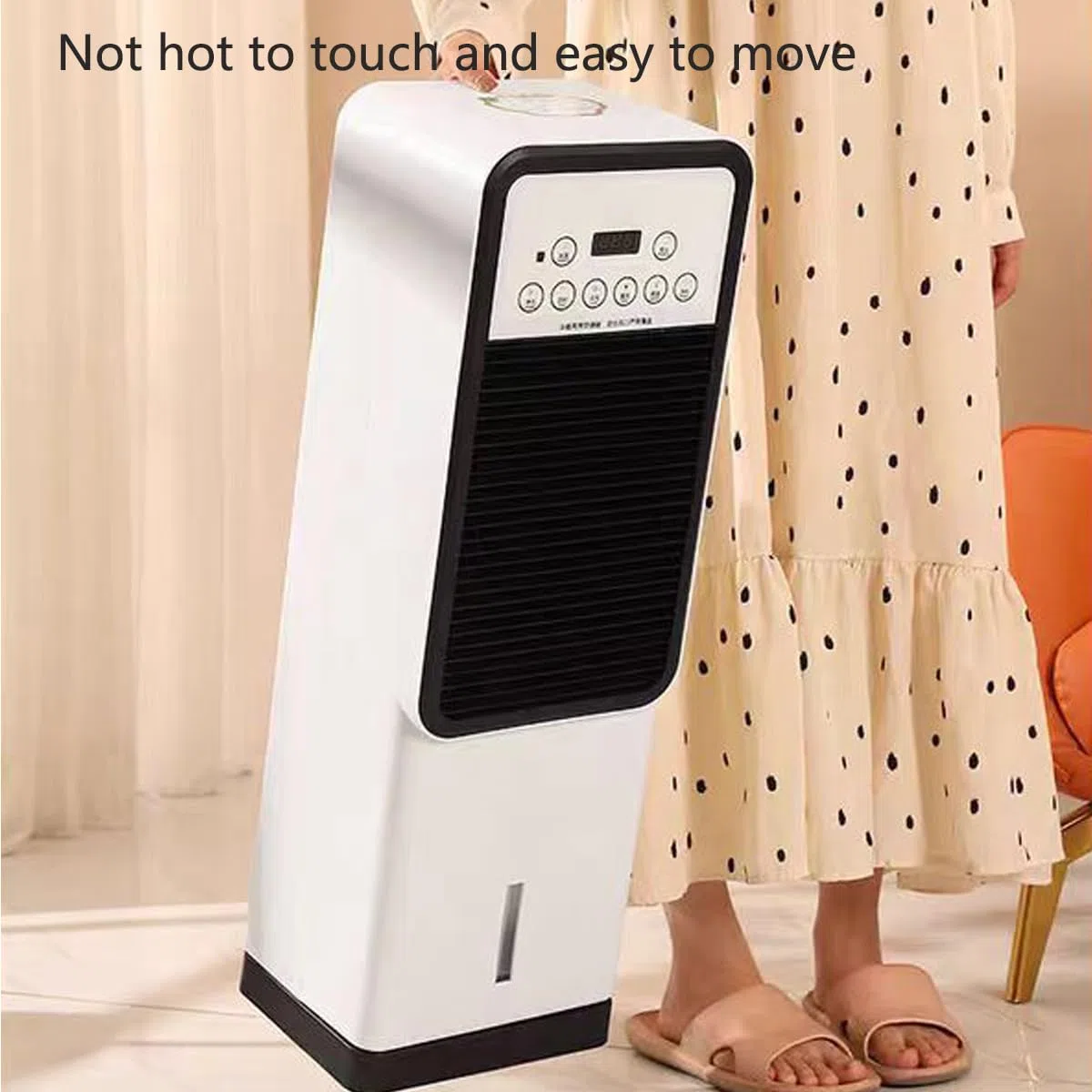 Kompakte tragbare AC 12000 BTU Heizung mit Fernbedienung, energieeffiziente Kühlung für Räume bis zu 450 Sq Ft, leiser Betrieb, Selbstverdunstungsdesign, einfaches Setup-Kit enthalten