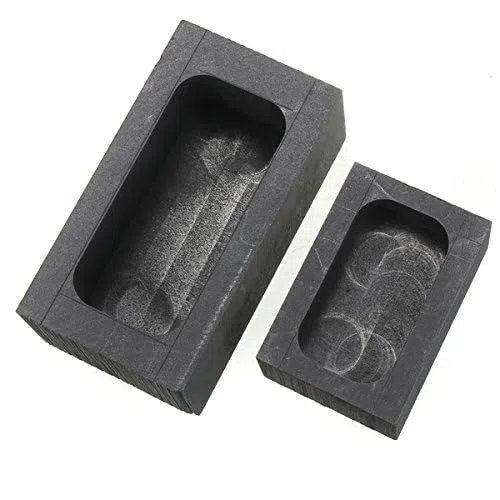 MASUNN Hochreine Graphitguss-Schmelz-Ingot-Form Für Gold & Silber -750G