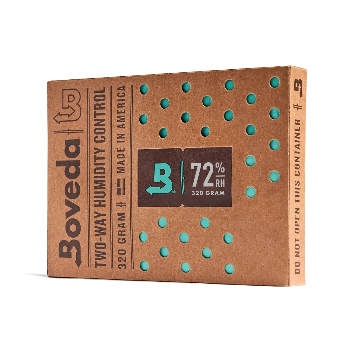 Boveda für Zigarren/Tabak | 2-Wege-Feuchtigkeitsregulierung mit 72% relativer Feuchtigkeit | Größe 320 für bis zu 100 Zigarren | patentierte Technologie für Zigarren-Humidore | 1 Stück