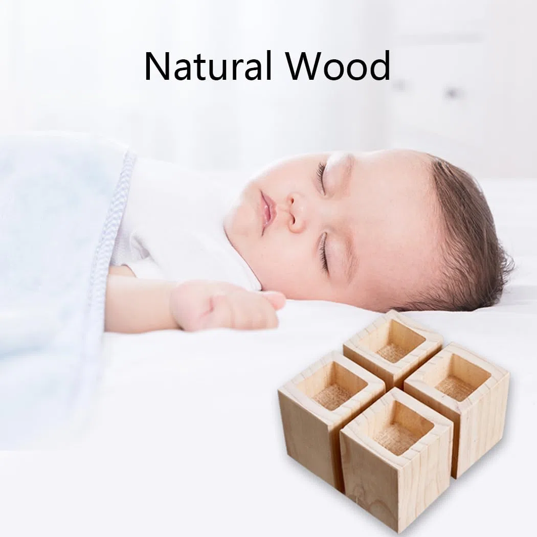 Betterhöhungen aus Holz Sofaerhöher 4 Stück Quadratische Möbelererhöher Schwerlast Tischlifte Massivem Holz Möbelfüße, Fügt 5–20 cm Höhe Hinzu (A 5.2cm-Increase Height 10cm)