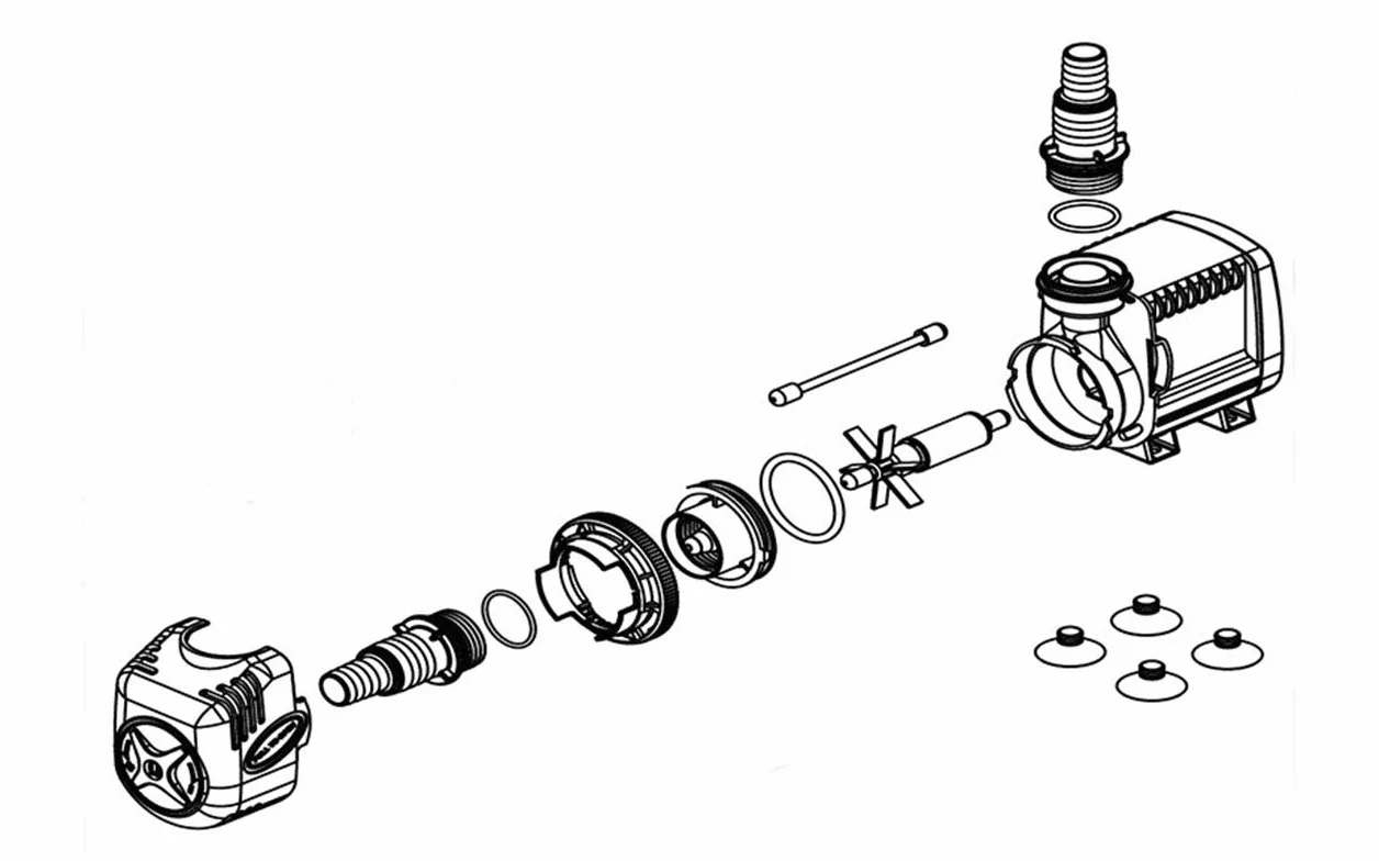 Zimmerbrunnenpumpe Sicce Syncra Silent 1.0 - 950l/h