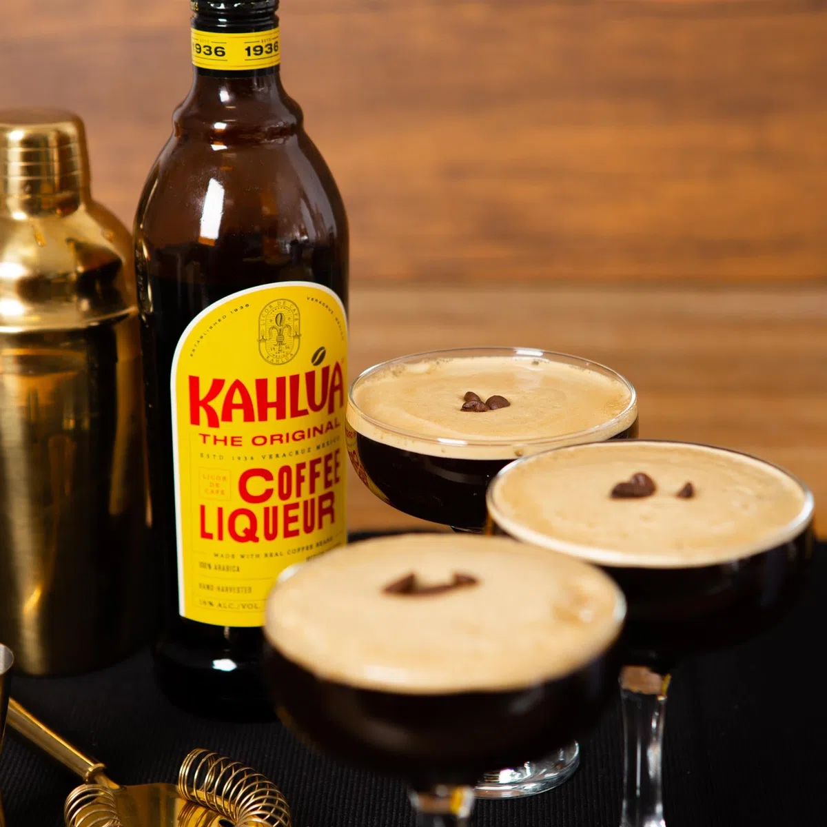 Rink Drink Espresso Martini -Brille - 235ml - Klar - Pack Von 6
