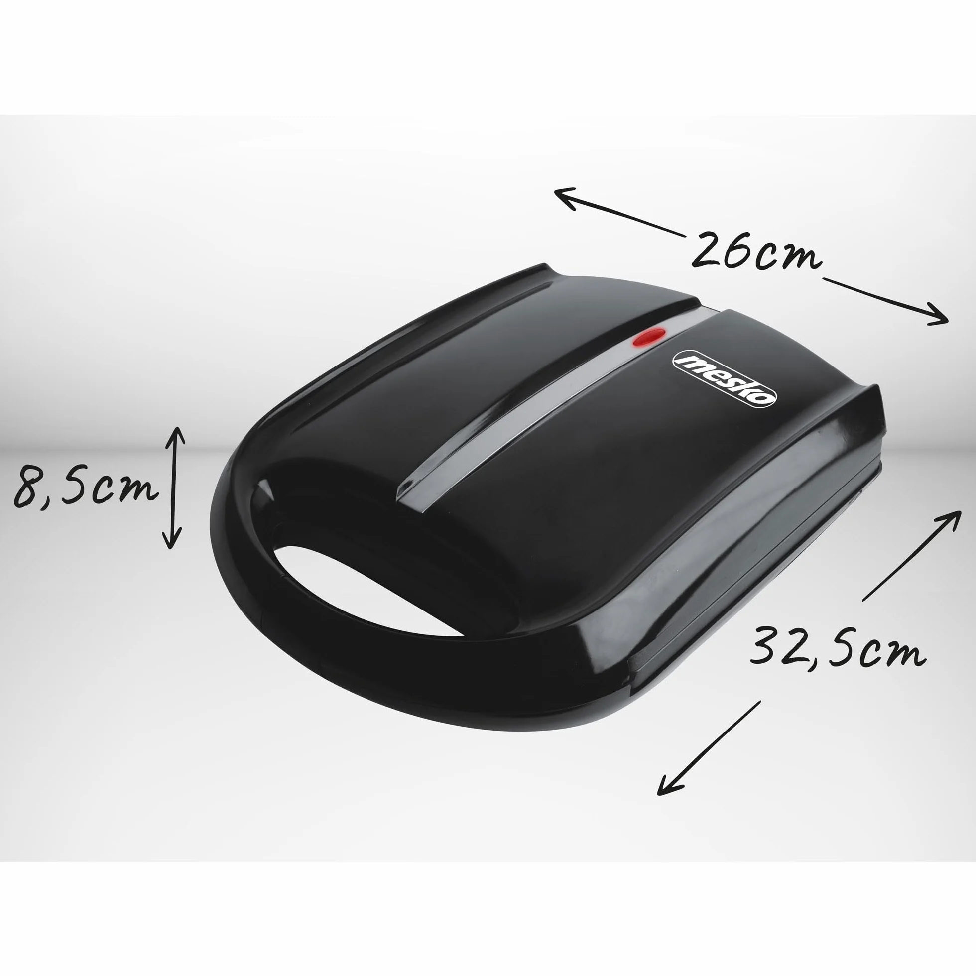 Mesko MS3041 Waffeleisen, Nussbäcker für 24 Nusshälften, XL, 1600 W, Antihaftbeschichtung, Zaubernuss, Nussmaker, Oreschniza, Backautomat, Nusswaffeleisen für Oreshki, Schwarz