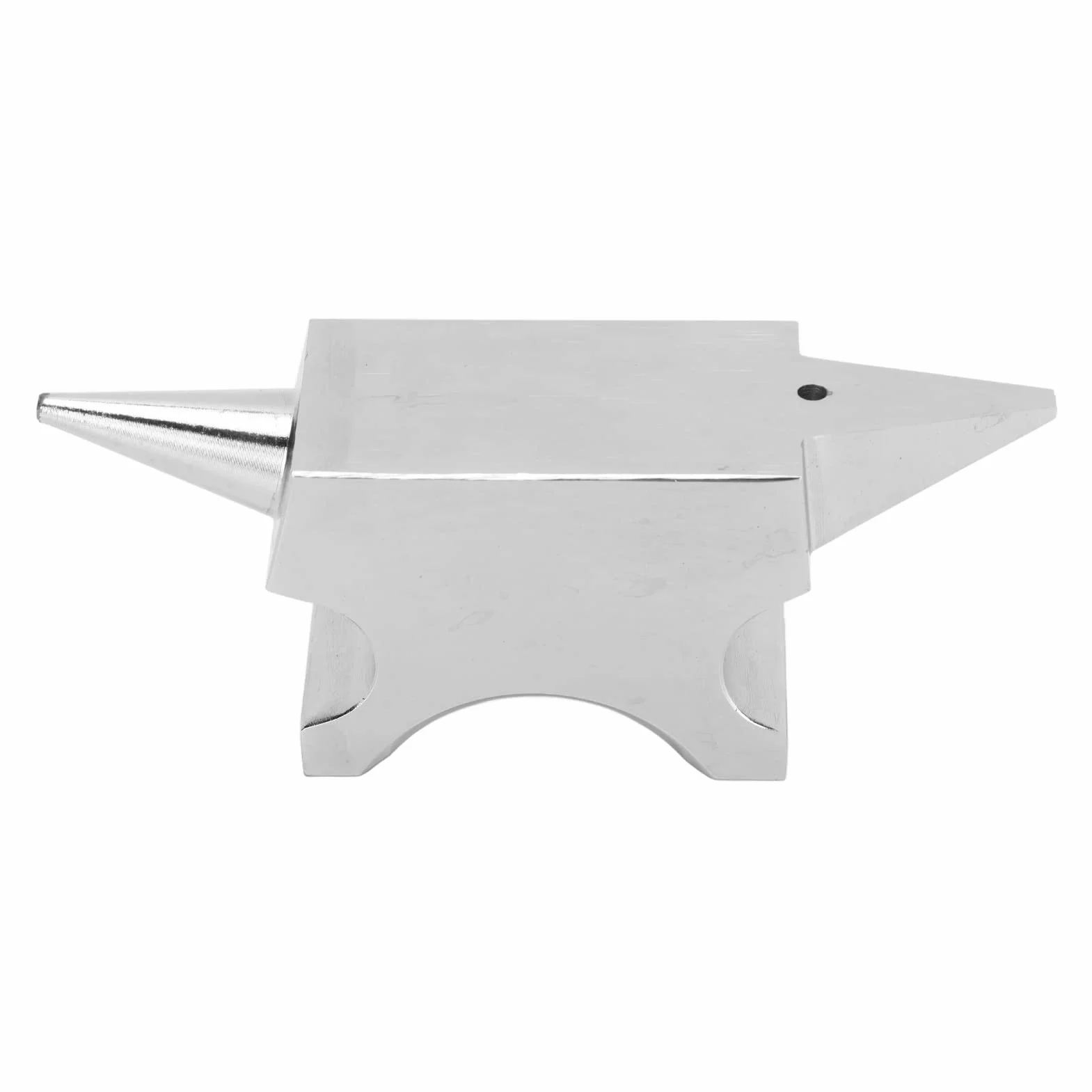 Metallformamboss, kompakte Größe, Loch-Design, einfach zu bedienen, multifunktional, poliert, Hornamboss, Edelstahl für DIY-Schmuckmarkierung