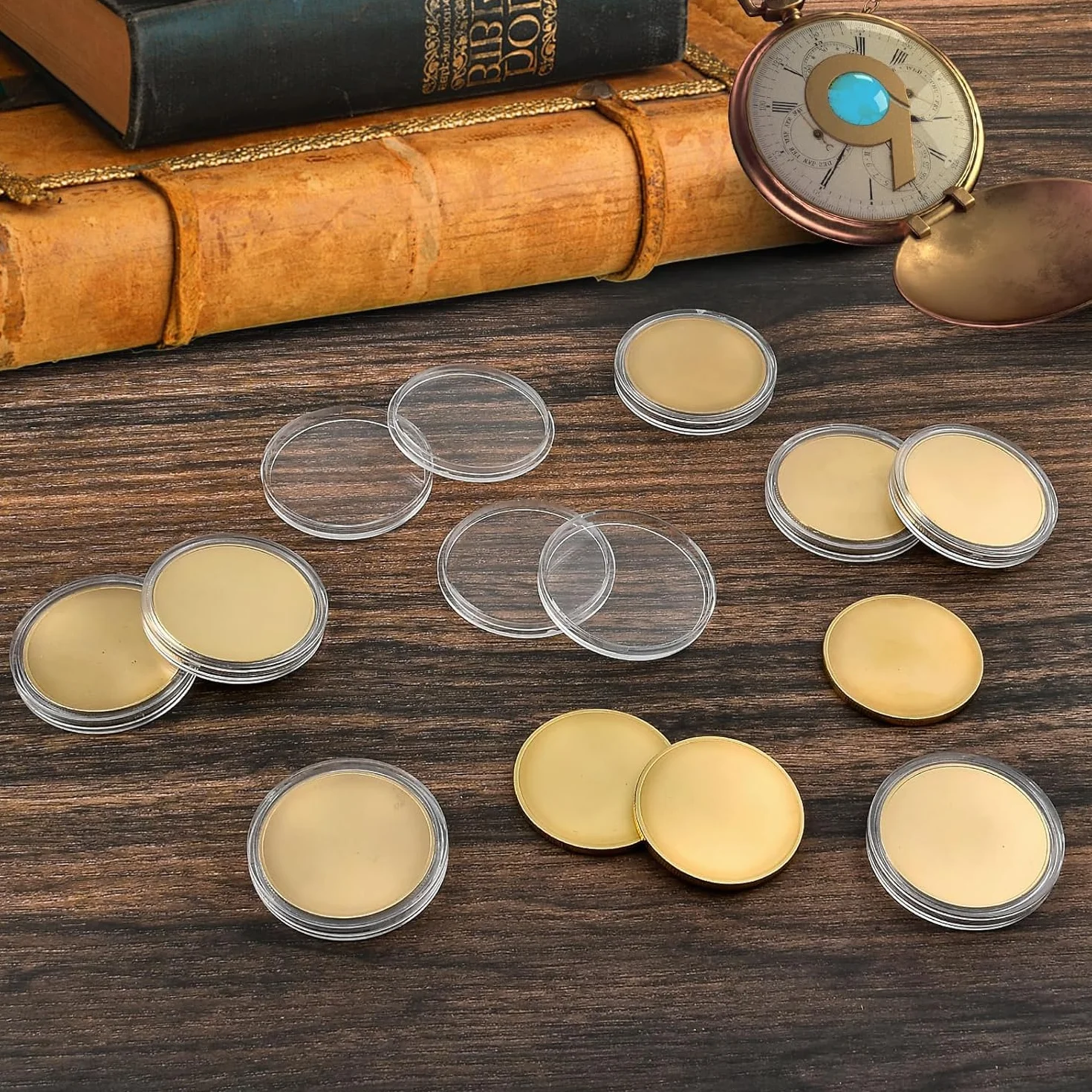20 Stück Messing-Rohling-Challenge-Münzen,40 mm Metallprägerohlinge,Lasergravierbare Scheiben Für DIY-Geburtstagsgeschenke,Basteln,Schmuckherstellung