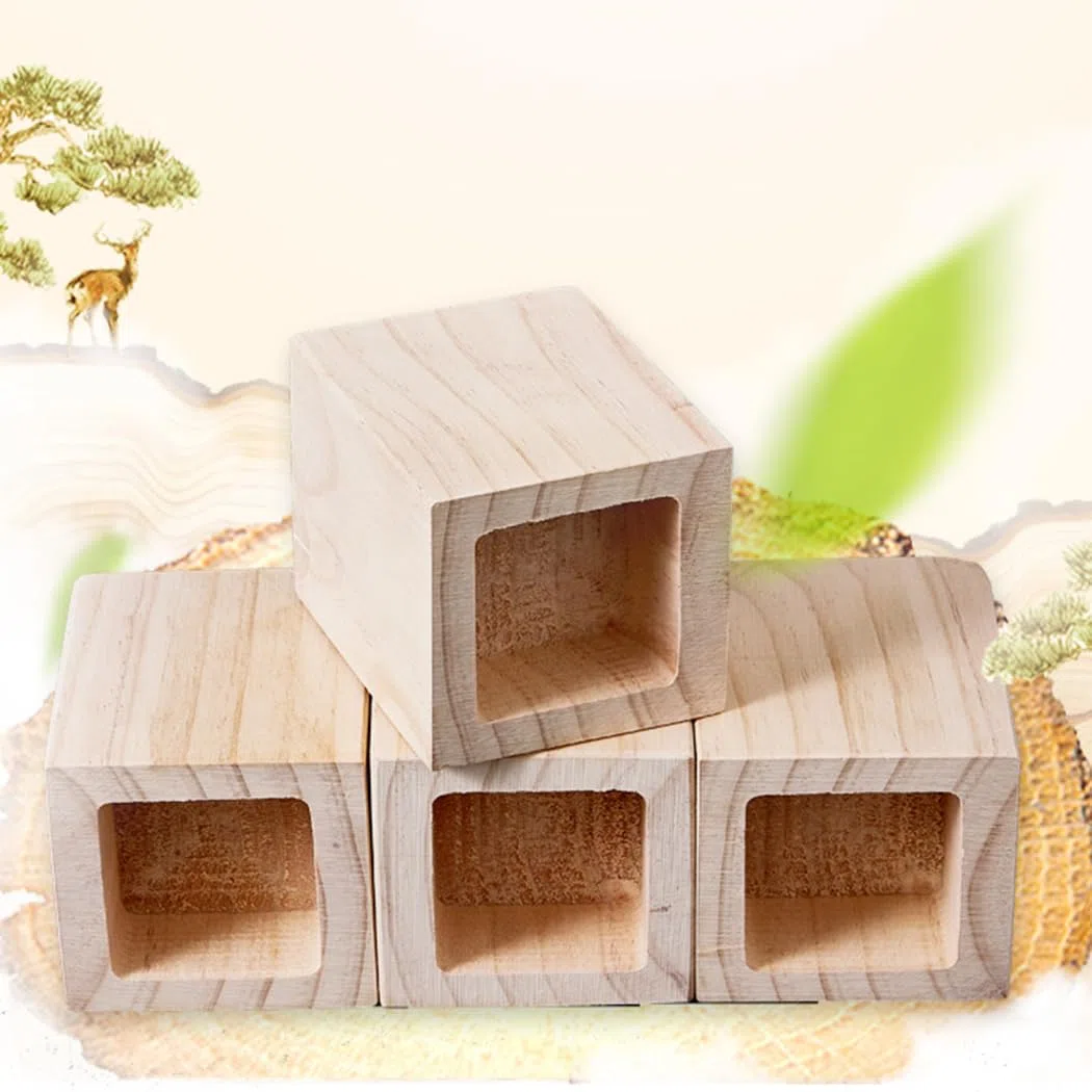 Betterhöhungen aus Holz Sofaerhöher 4 Stück Quadratische Möbelererhöher Schwerlast Tischlifte Massivem Holz Möbelfüße, Fügt 5–20 cm Höhe Hinzu (A 5.2cm-Increase Height 10cm)
