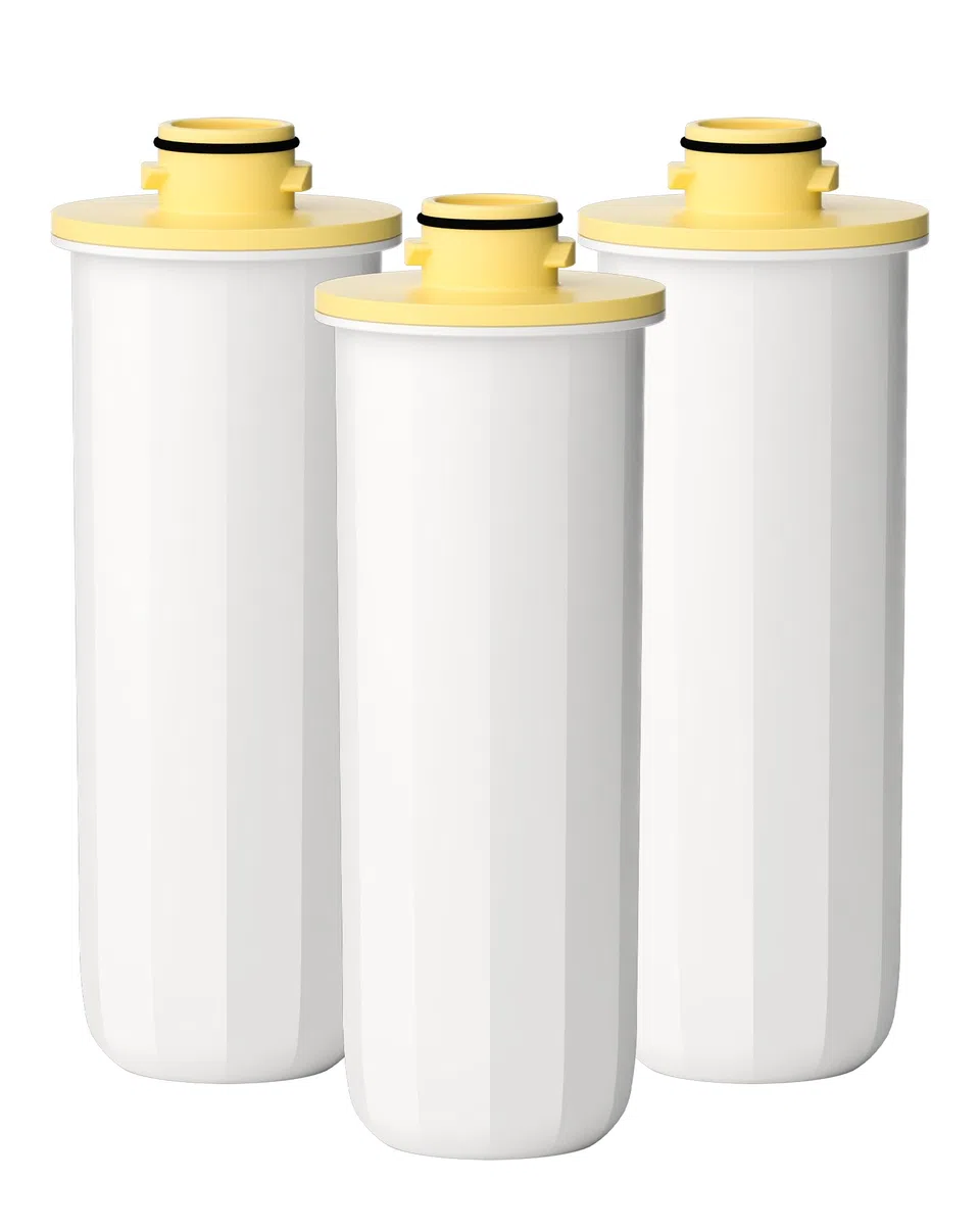Waterdrop WD-EWFLY Ersatzfilter für Waterdrop Wiederaufladbarer Wasserenthärter Dispenser, WD-ED11W, WD-ED12W, WD-ED21W, WD-ED09W, Halten bis zu 3 Monate, 3 Pack