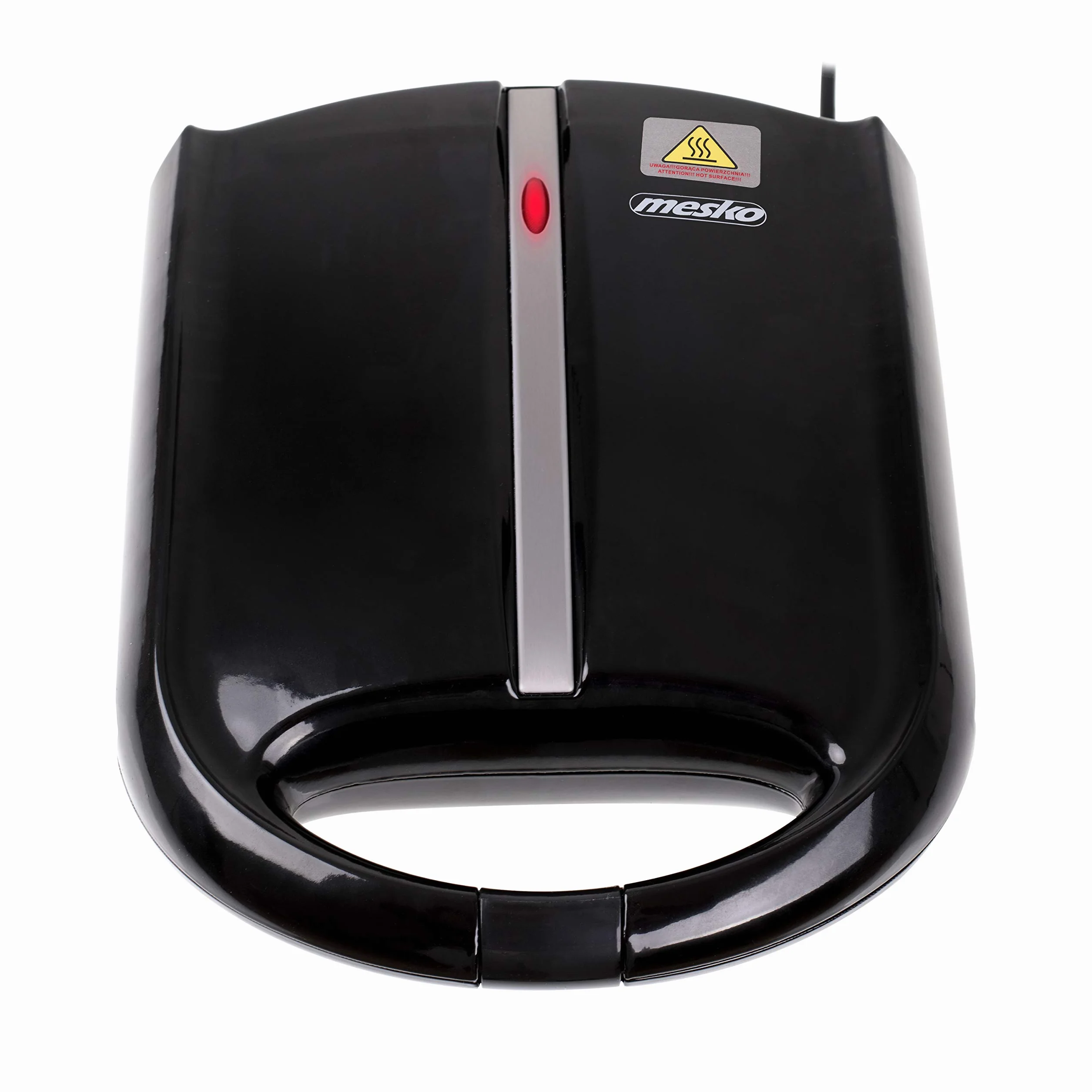 Mesko MS3041 Waffeleisen, Nussbäcker für 24 Nusshälften, XL, 1600 W, Antihaftbeschichtung, Zaubernuss, Nussmaker, Oreschniza, Backautomat, Nusswaffeleisen für Oreshki, Schwarz