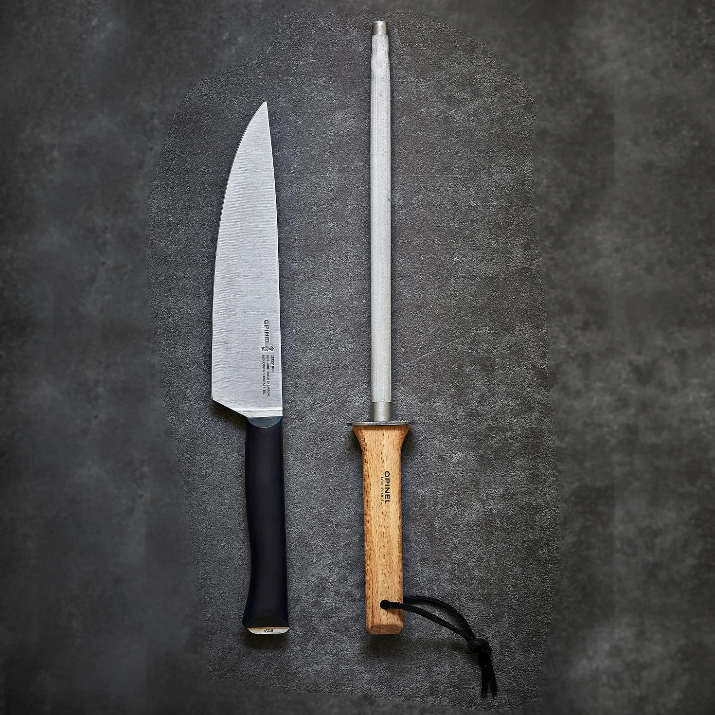 Opinel 254563 Wetzstahl, Holz, Braun