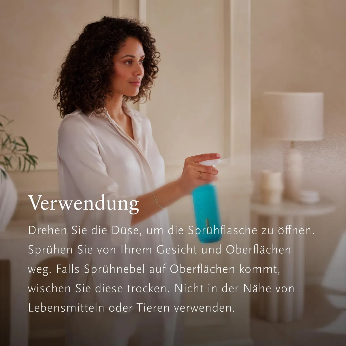 RITUALS Raumspray, The Ritual of Karma, Weißer Tee und Lotusblüte, Lang anhaltender Luxusduft, Premium Glasflasche, 400 ml